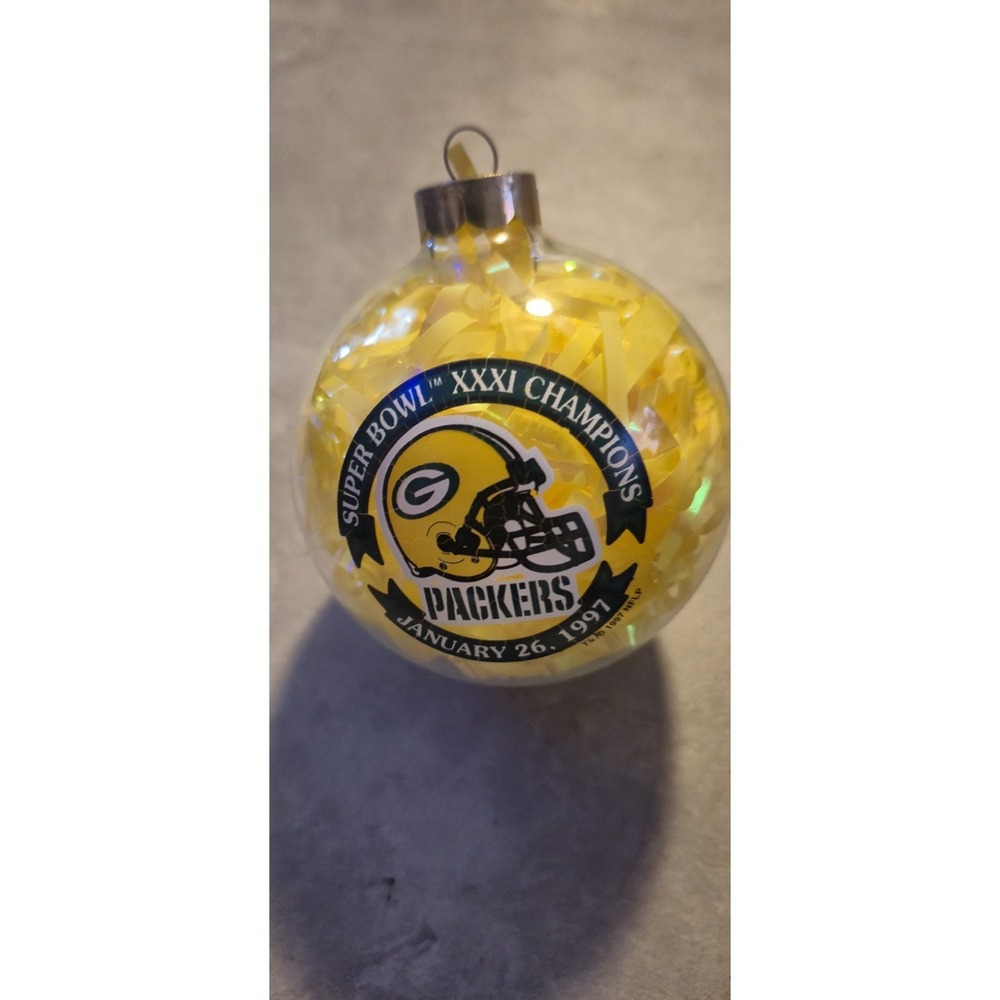 Packers Super Bowl XXXI 1997 Ornament 🎄 Green Bay Champions NFL Vintage